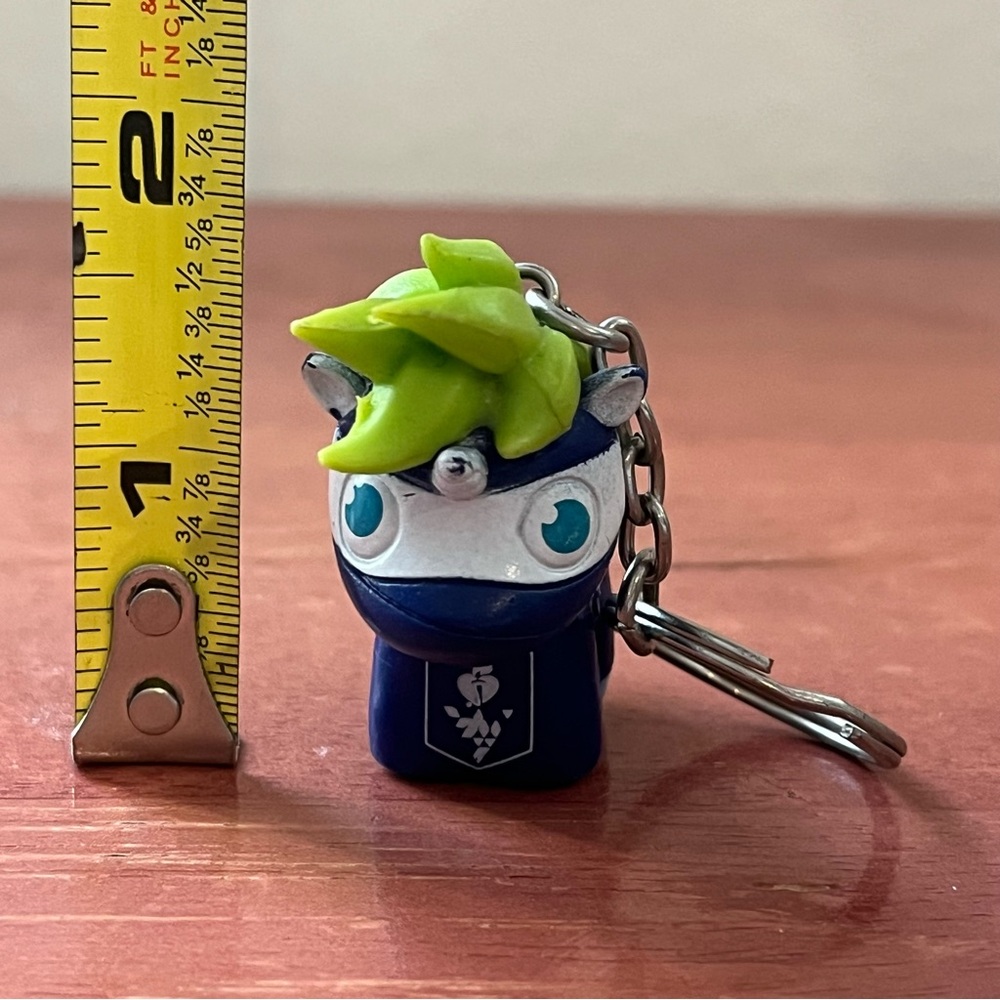 American Heart Association Keychain Hanger Echo the Unicorn Blue Green 2"